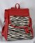 Morral Pequeo Rojo y Zebra